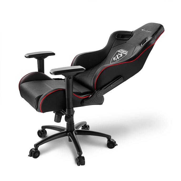 Компьютерное кресло Sharkoon Skiller SGS4 Red Black - рис.4