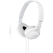 - рис.0 Наушники Sony MDR-ZX110AP white - рис.0