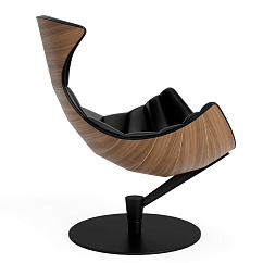 Кресло для прослушивания Bruunmunch Lobster Black Base - Walnut/Black
