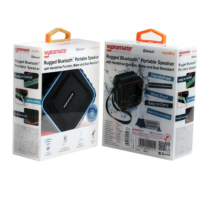 Портативная колонка Promate aQuaBox Red - рис.1