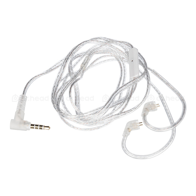 Кабель KZ Silver Cable (B) 2pin QDC - 3.5mm 1.2m - рис.0