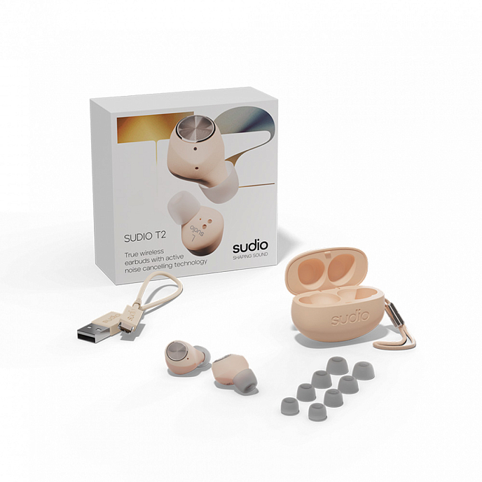 Беспроводные наушники Sudio T2 Sand - рис.9