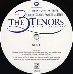 Виниловая пластинка The 3 Tenors - The 3 Tenors in concert 1994 - 2LP