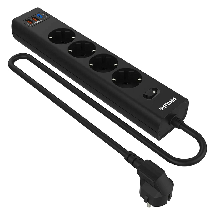 Сетевой фильтр Philips CHP8246BB/51 Black 3m - рис.0