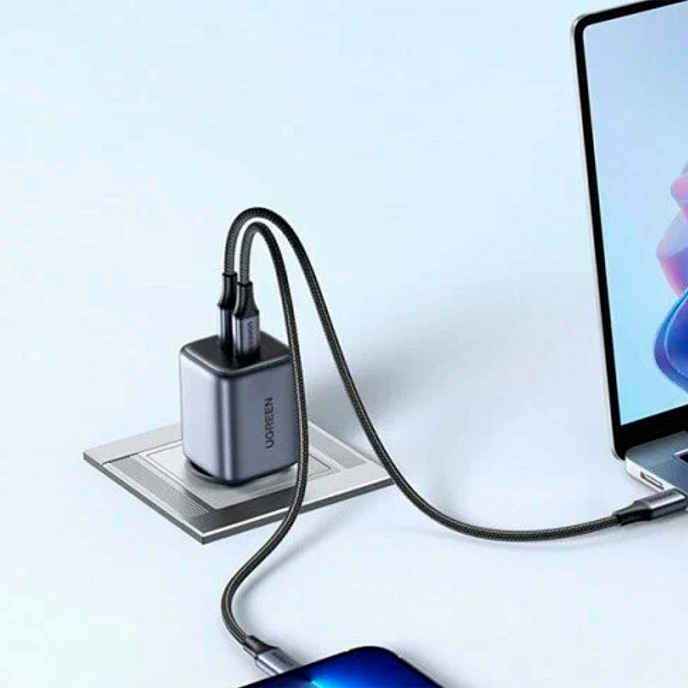 Зарядное устройство Ugreen CD294 Nexode 45W USB-C Grey - рис.4