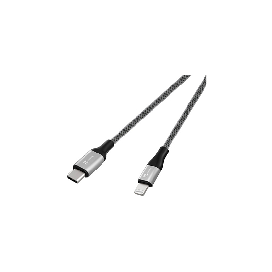 Кабель j5create USB-C to Lightning Cable Black - рис.0