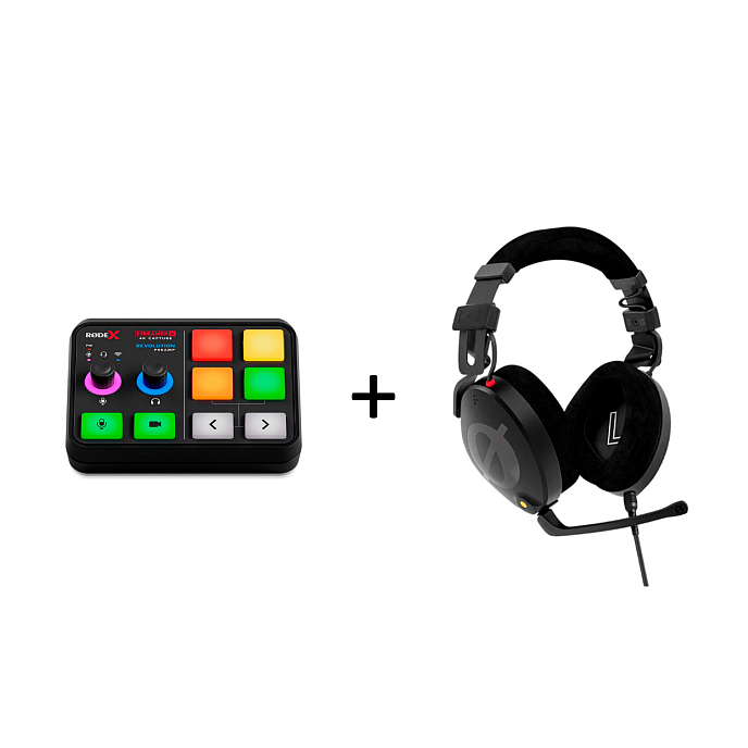 Комплект RODE Streamer X + RODE NTH100M Black - рис.0