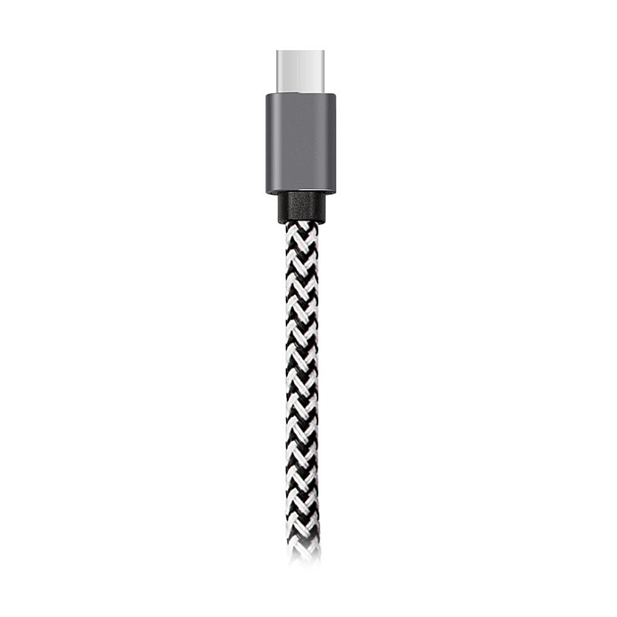 Кабель Rombica Digital CB-04 XXL Black White - рис.1