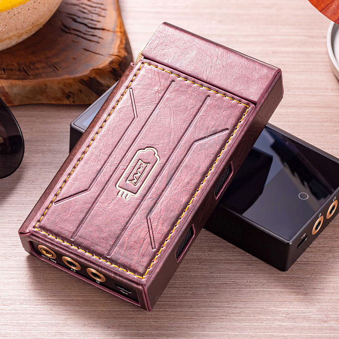 Чехол для плеера Cayin N3 Ultra Leather Case Purple - рис.2