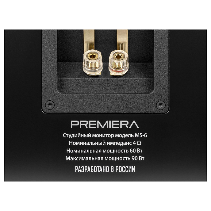 Студийный монитор Premiera MS-6 Black - рис.3