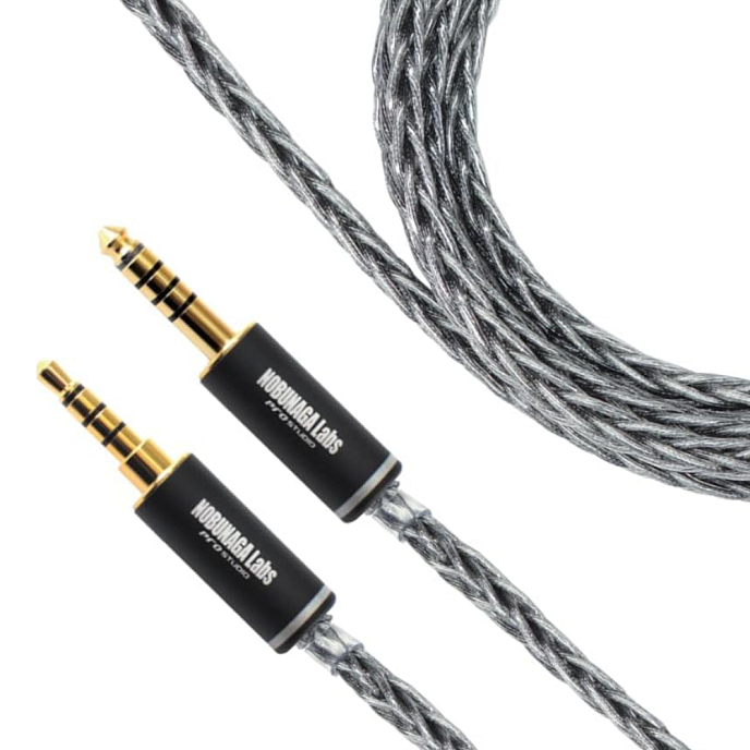 Кабель Nobunaga Labs Combine Kagetora Grey 3.5mm - 4.4mm - рис.1