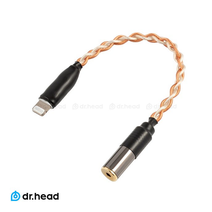 Переходник Hybrid Audio Hybrid OCC Cu+CuAg Litz x8 Lightning - 2.5 mm - рис.0