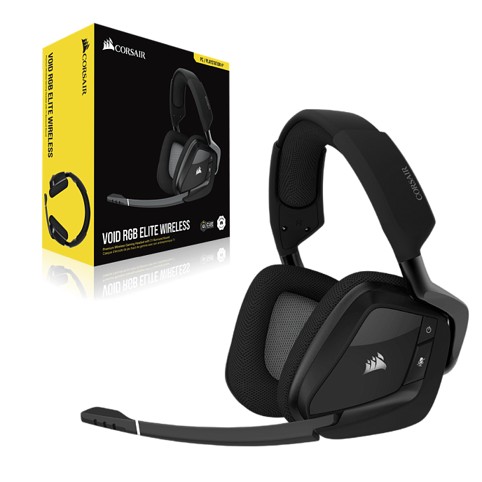 Игровая гарнитура Corsair VOID RGB Elite Wireless Carbon 7.1 - рис.11