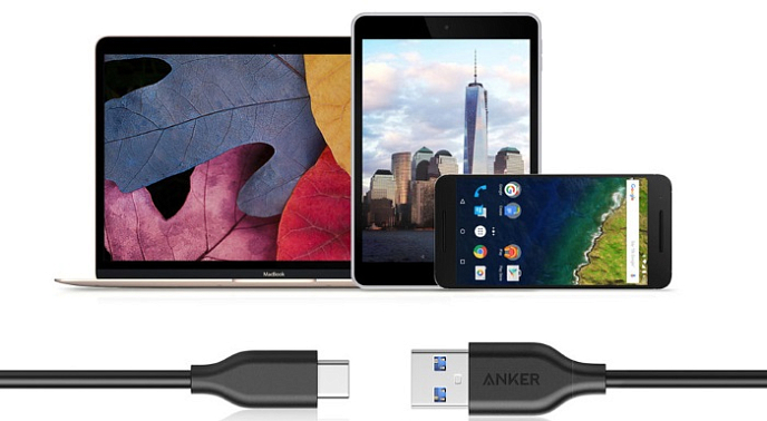 Кабель Anker Powerline USB-C to USB 3.0 1.8m Black - рис.4