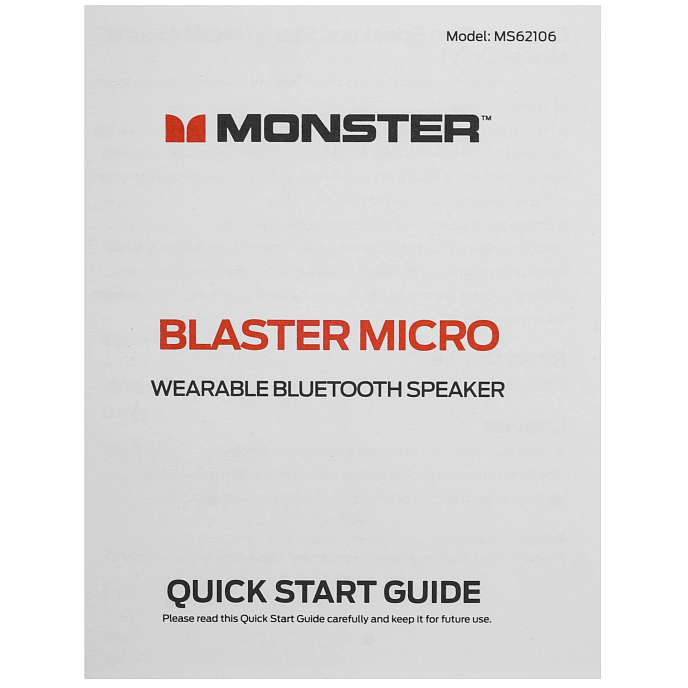 Портативная колонка Monster Blaster Micro MS62106 Blue - рис.11