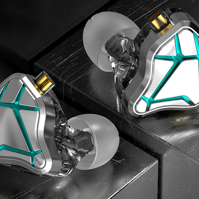 Наушники внутриканальные KZ ESX without mic Silver - рис.4