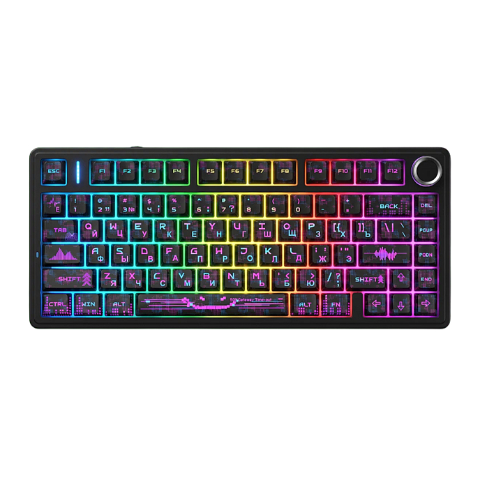 Клавиатура AULA F75 Cotton Candy Switches Neonight - рис.0