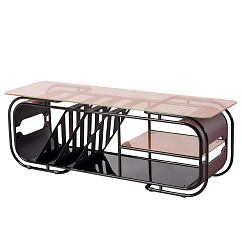 Стойка для Hi-Fi F2F Мелодия Glossy Black Bronze Dark Brown