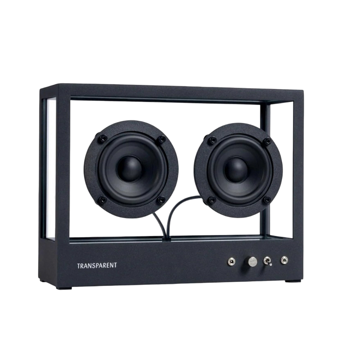 Портативная колонка Transparent Small Speaker Black - рис.1