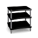 Стойка для Hi-Fi Creaktiv Little Reference 1-3 Black Silver - рис.0