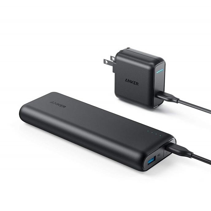 Внешний аккумулятор Anker PowerCore+ 20000 mAh USB-C Power Delivery - рис.1