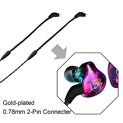 Кабель SoundLink 2pin twisted Black