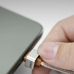 Кабель ddHiFi TC03SL USB-C to USB-C L-Shaped Silver