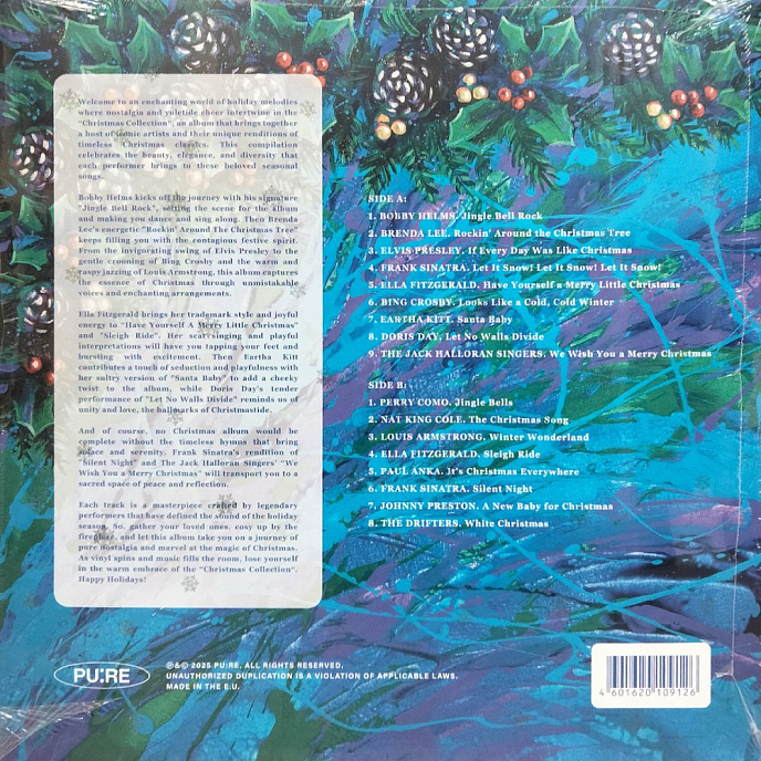 Виниловая пластинка Various Artists - Christmas Collection - (splatter crystal and white) LP - рис.4