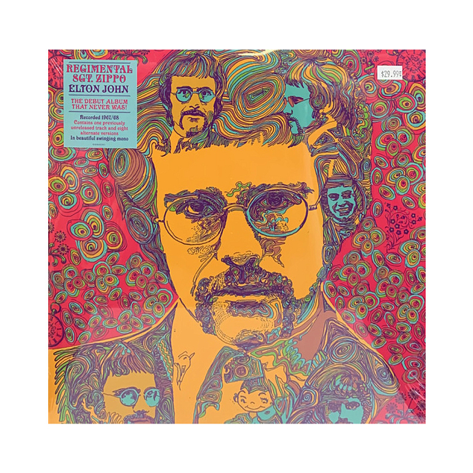 Пластинка Elton John - Regimental Sgt. Zippo LP - рис.0