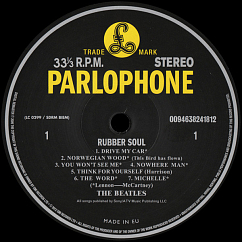 Пластинка The Beatles - Rubber Soul LP