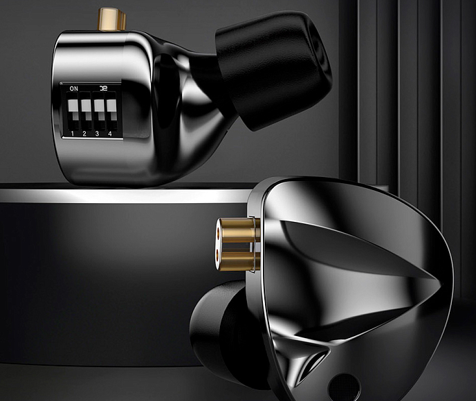 Наушники внутриканальные KZ D-Fi (no switch) without mic Black - рис.1