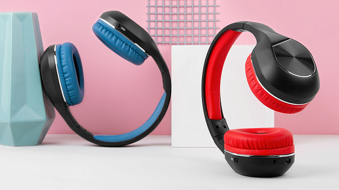 Беспроводные наушники Rombica Mysound BH-17 ANC Red - рис.4