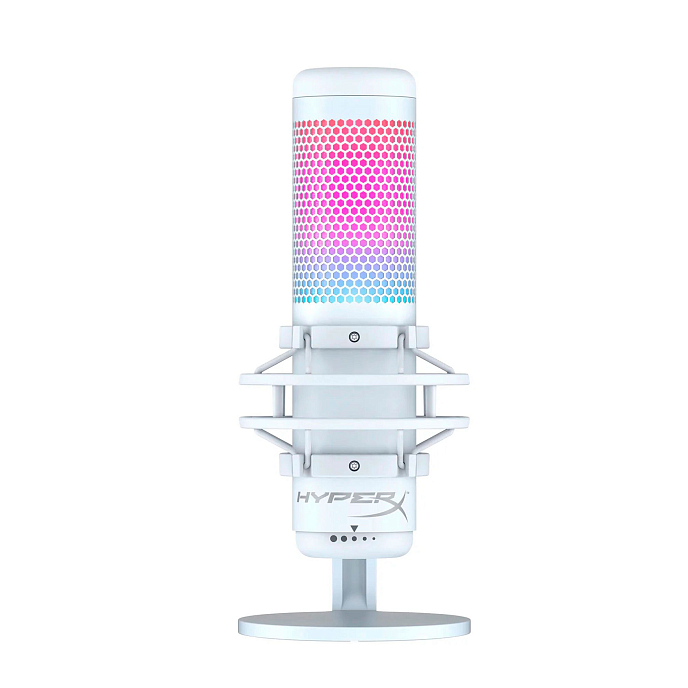 Микрофон для стриминга и игр HyperX QuadCast S White - рис.0