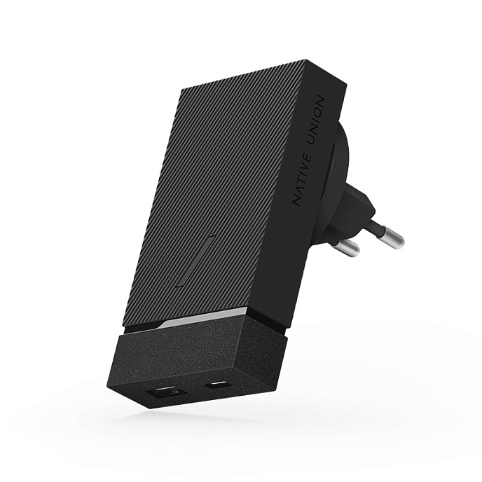 Сетевое зарядное устройство Native Union Smart Charger PD 20W Black - рис.0
