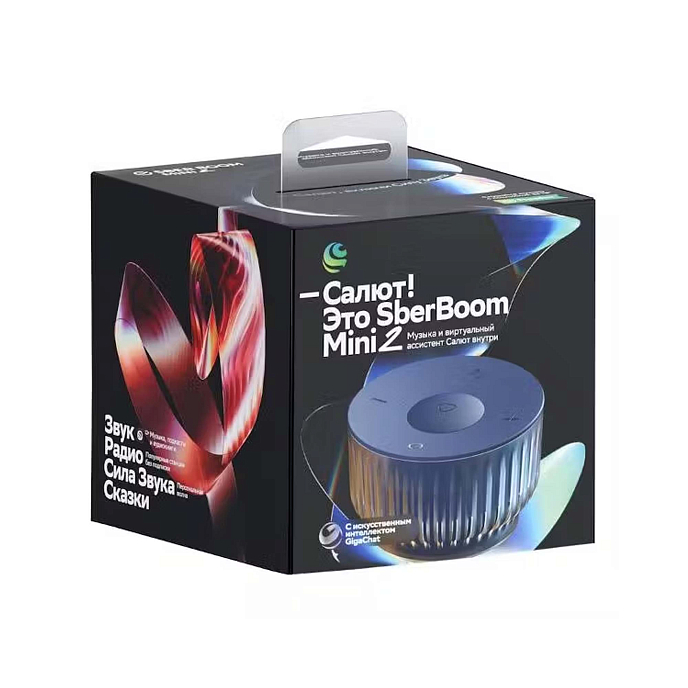 Умная колонка SberDevices SberBoom Mini 2 Titanium Blue - рис.3