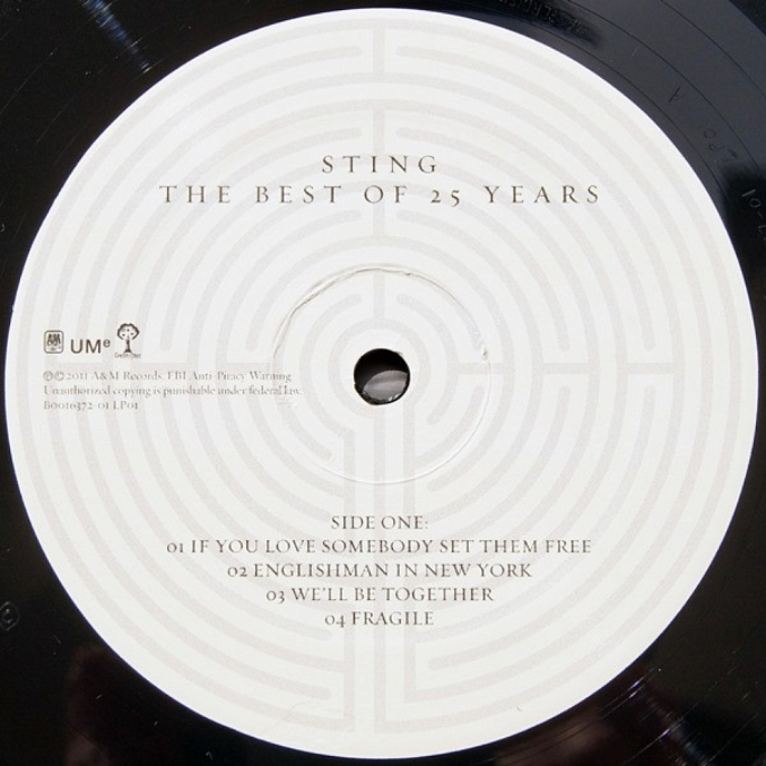 Виниловая пластинка Sting - The Best Of 25 Years - 2LP - рис.7