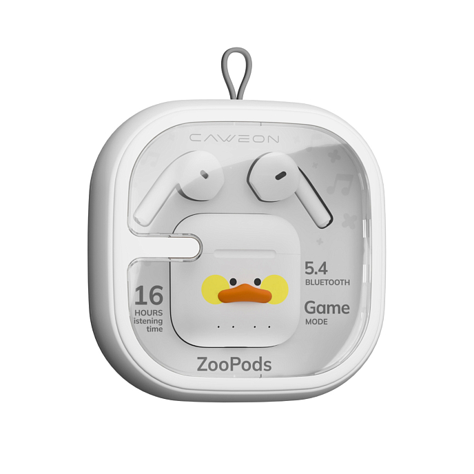 Беспроводные наушники Caweon CutieDuck WhiteTWS - рис.11