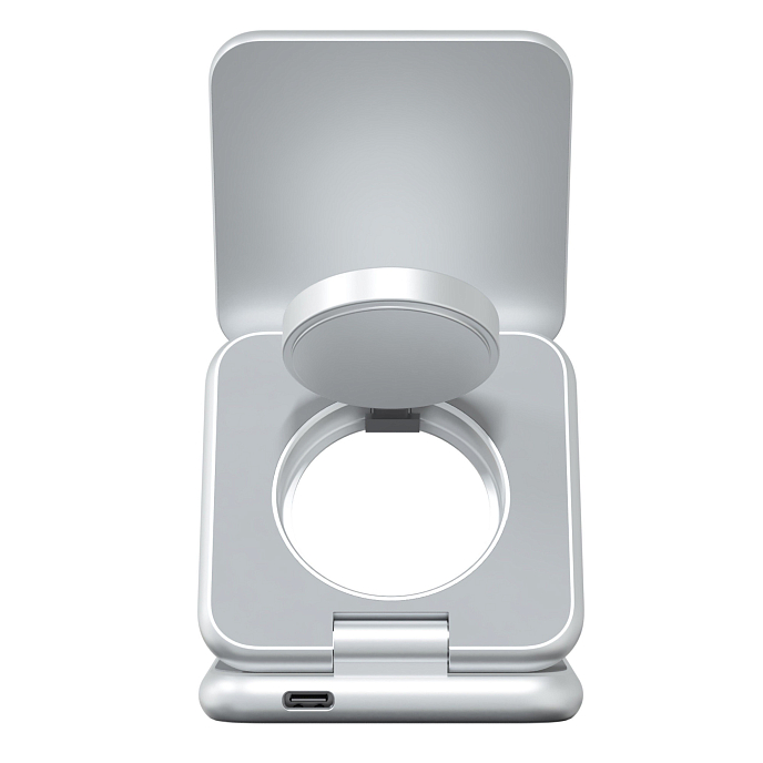 Беспроводная зарядка Magssory Fold for Apple Silver - рис.2