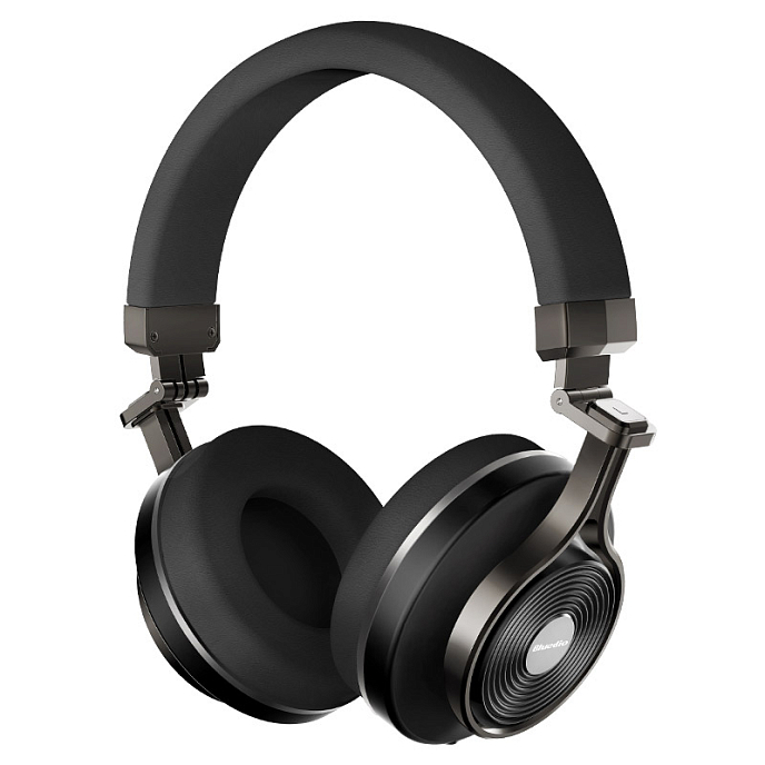 Беспроводные наушники Bluedio T3 Plus Black - рис.0