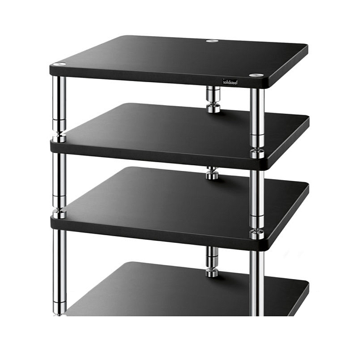 Стойка для Hi-Fi Solidsteel HJ-4 Black - рис.1