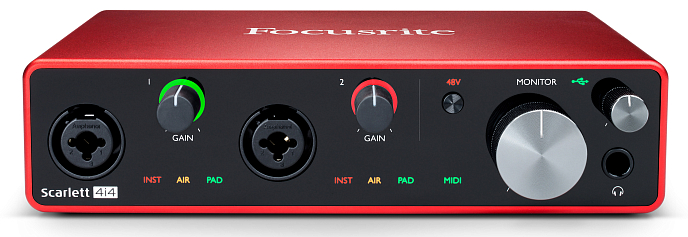 Внешняя звуковая карта FOCUSRITE Scarlett 4i4 3rd gen - рис.3