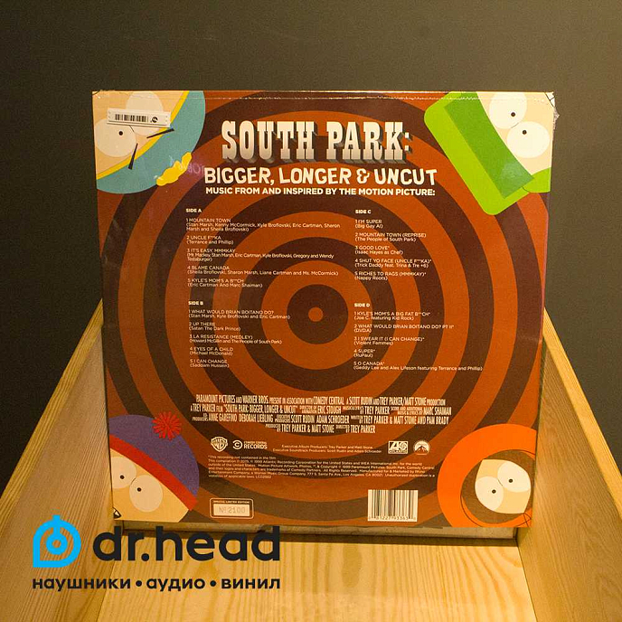 Виниловая пластинка South Park - Bigger, Longer & Uncut - рис.3