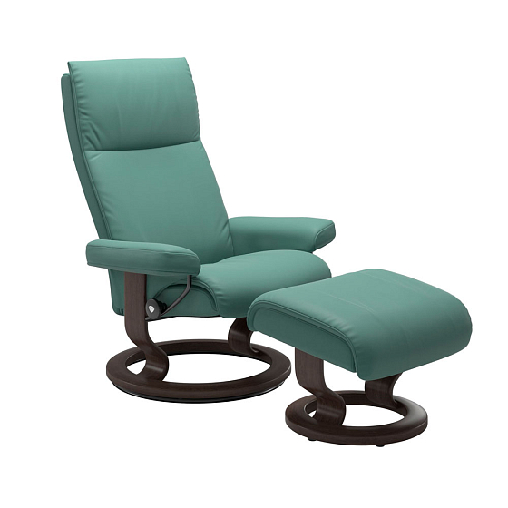 Кресло для прослушивания Stressless Aura M Classic Set Paloma Aqua Green Wenge - рис.0