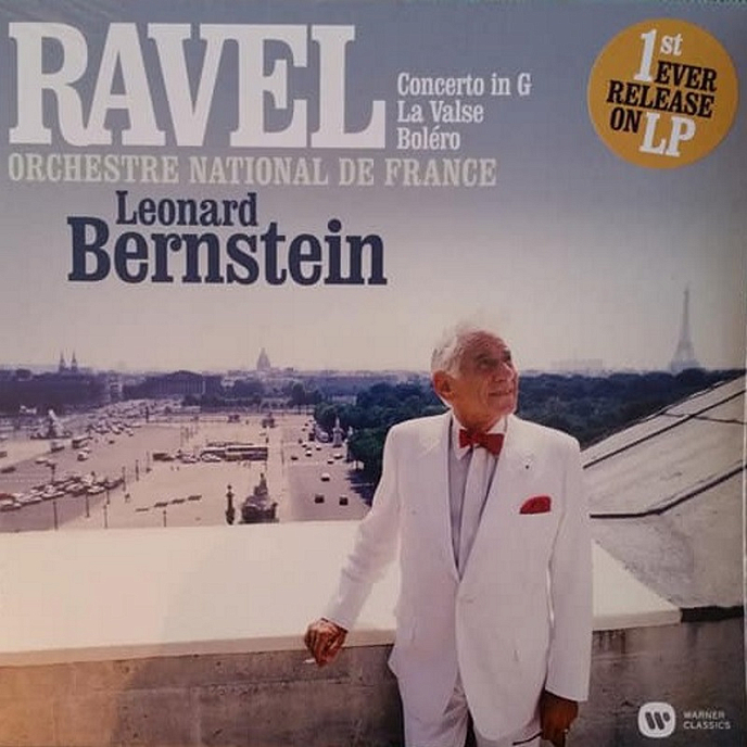 Пластинка Ravel, Orchestre National De France, Bernstein ‎– Concerto In G, La Valse, Boléro - рис.0