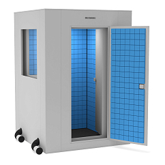 Акустическая кабина IzoRoom Comfort Plus with window Steel Blue