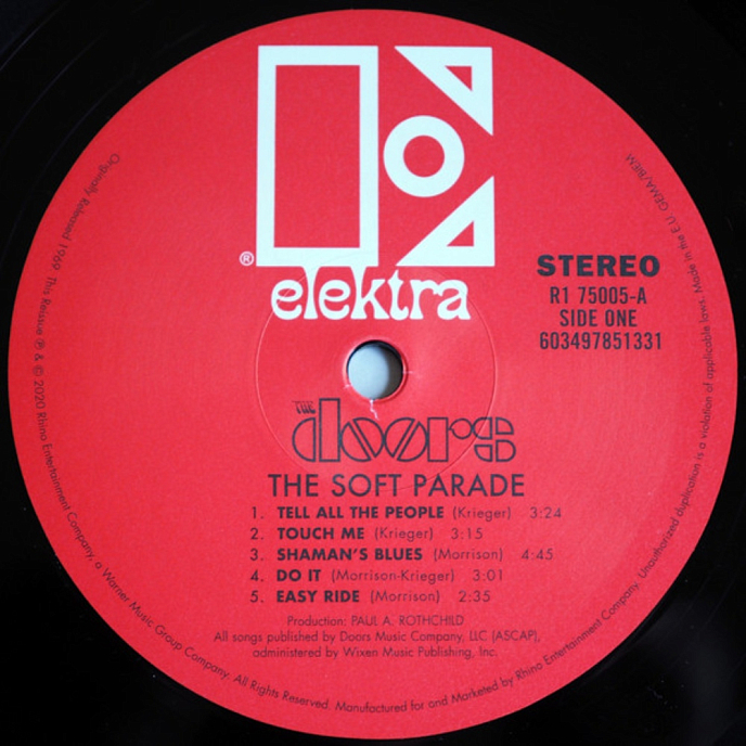 Виниловая пластинка The Doors - The Soft Parade (50th Anniversary) LP - рис.4