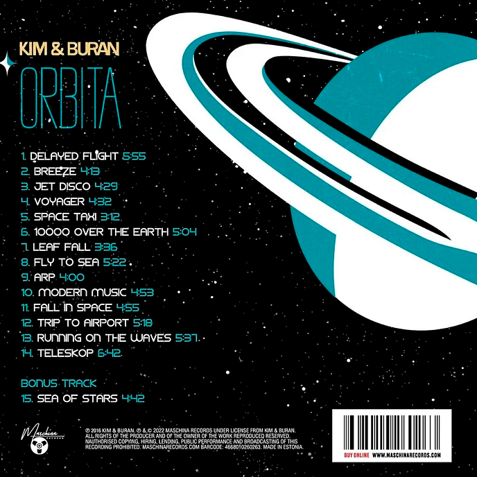 CD-диск KIM & BURAN - Orbita Limited Expanded Edition CD - рис.1