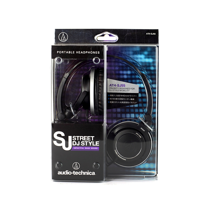 Наушники Audio-Technica ATH-SJ55 BK - рис.3