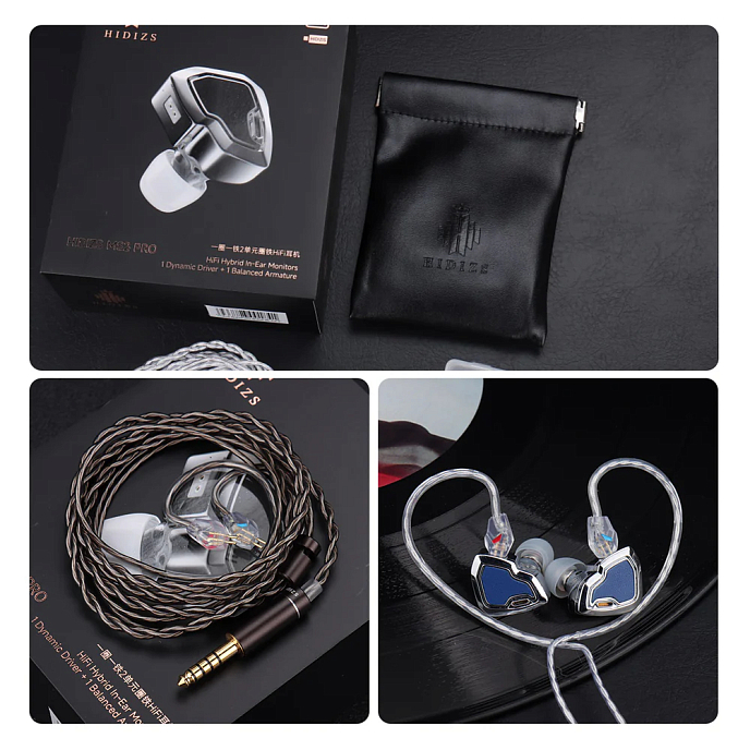 Наушники внутриканальные Hidizs MS2 Pro 4.4mm Blue - рис.7