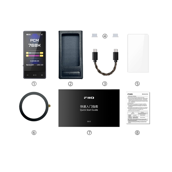 Усилитель-ЦАП для наушников FiiO QX13 Black - рис.5